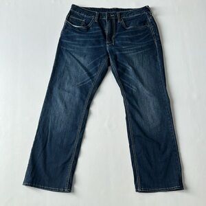 Buckle Lucas-x st relaxed straight stretch jeans 34x32 altered